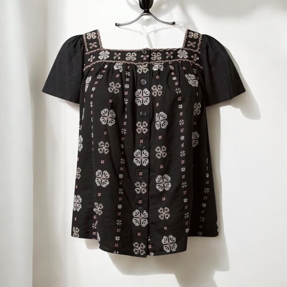 TORRID Beach Linen Eyelet Trim Shirt NWT Size‎ 2X - Picture 1 of 10